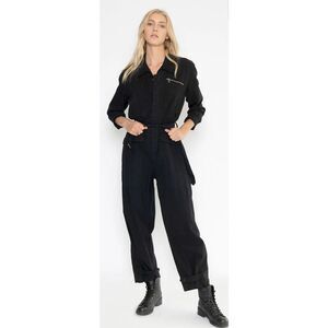 Burning Torch WORKWEAR COVERALL in BLACK NWT Size XXS